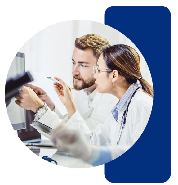 Two people working in the lab creating new formulations for Pure Encapsulations. Two people working in the lab creating new formulations for Pure Encapsulations.