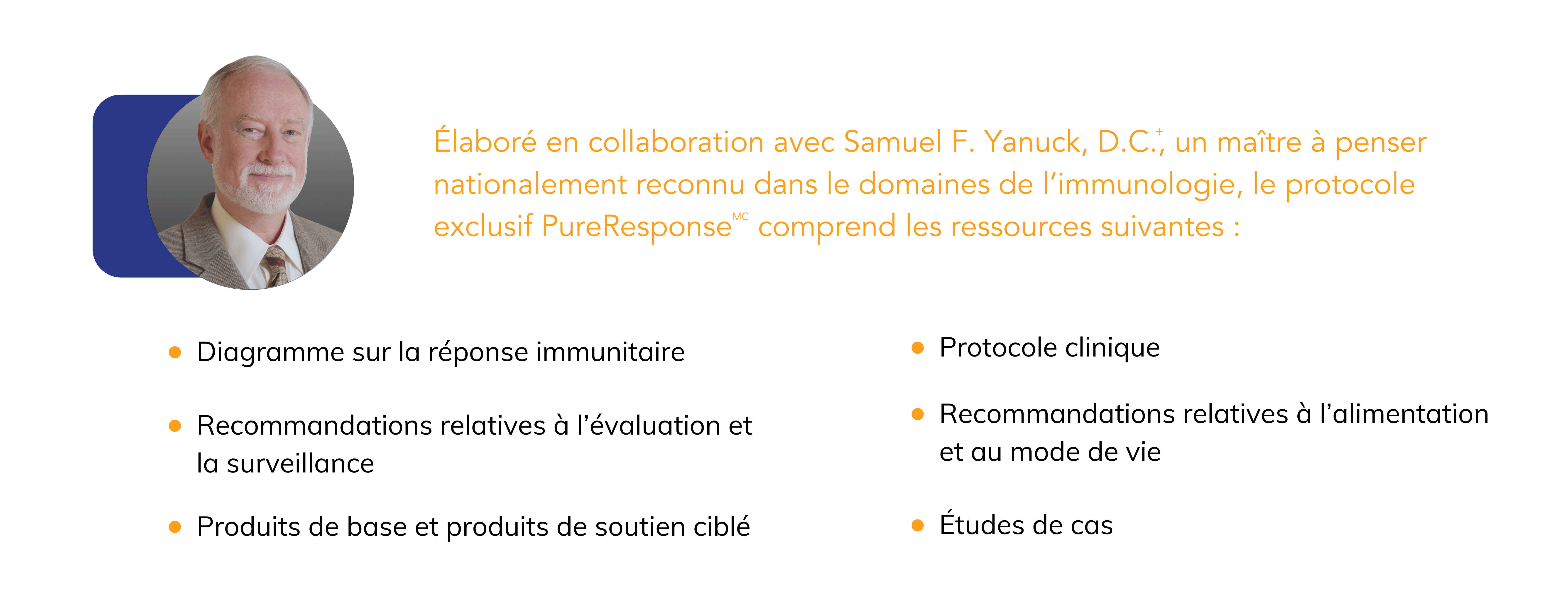 samuel f yanuck et les informations importantes incluses dans pure response